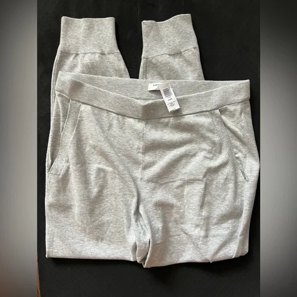 NWT Aritzia Babaton Rodin Jogger heather light grey XL - Picture 7 of 9